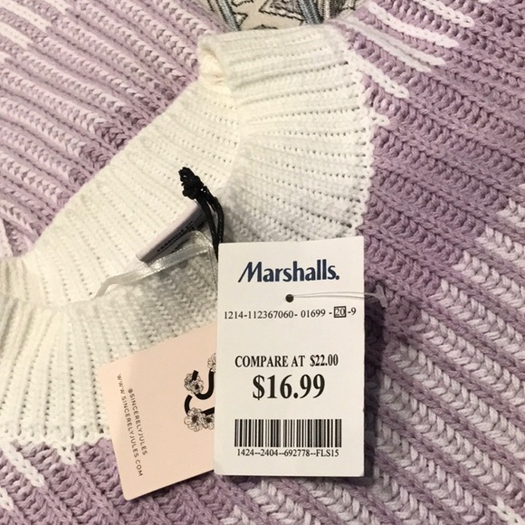 Sincerely Jules ladies cropped long sleeve sweater - Picture 4 of 4